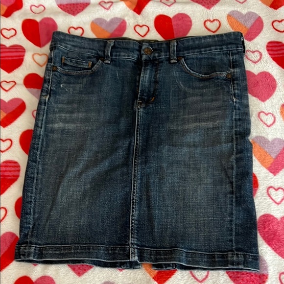 Citizens Of Humanity Blue Gold Pencil Skirt Casual Knee-Length - 29 - Picture 1 of 10
